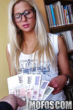 I went to the library today looking for a little action...I walked around for a little while and happened upon Candy...she looked so cute with her glasses on pouring over her books. There's just something sexy about a smart girl getting dirty.
